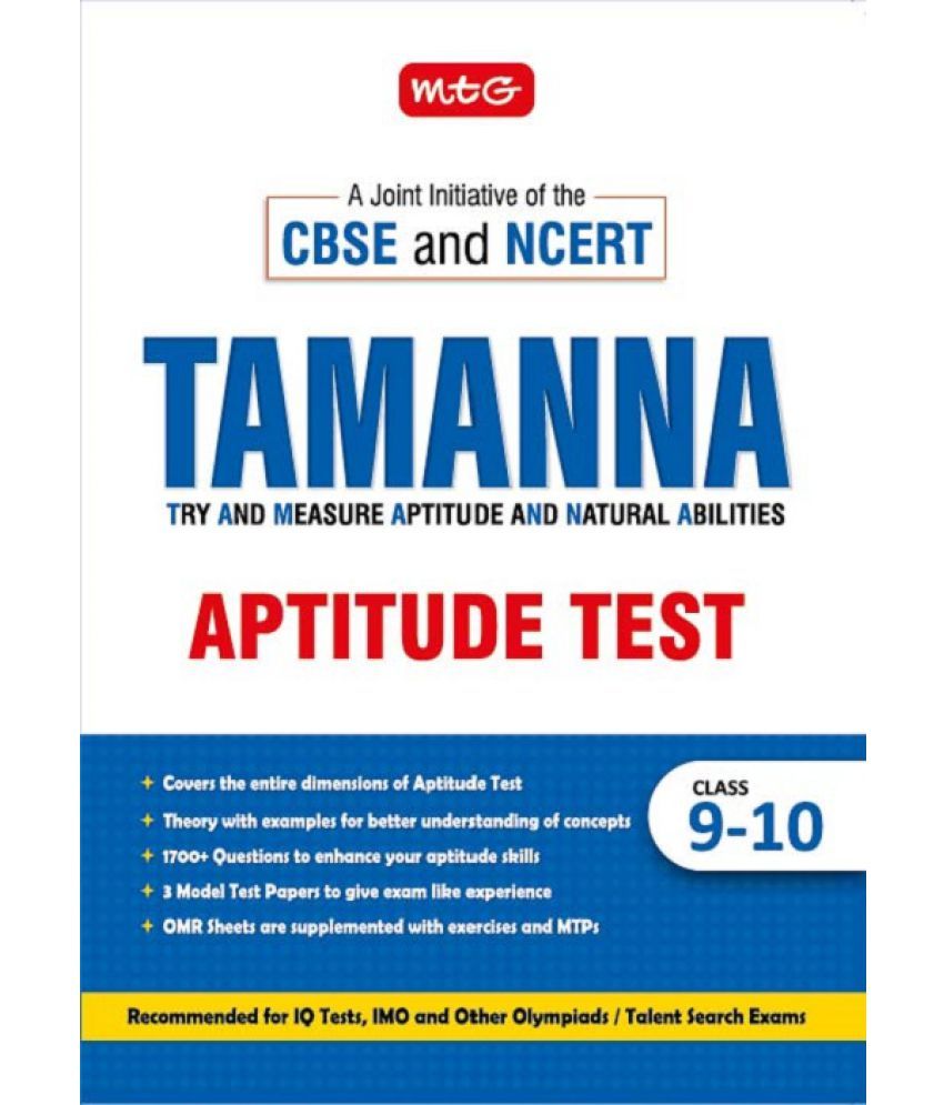     			TAMANNA APTITUDE TEST CLASS-9-10