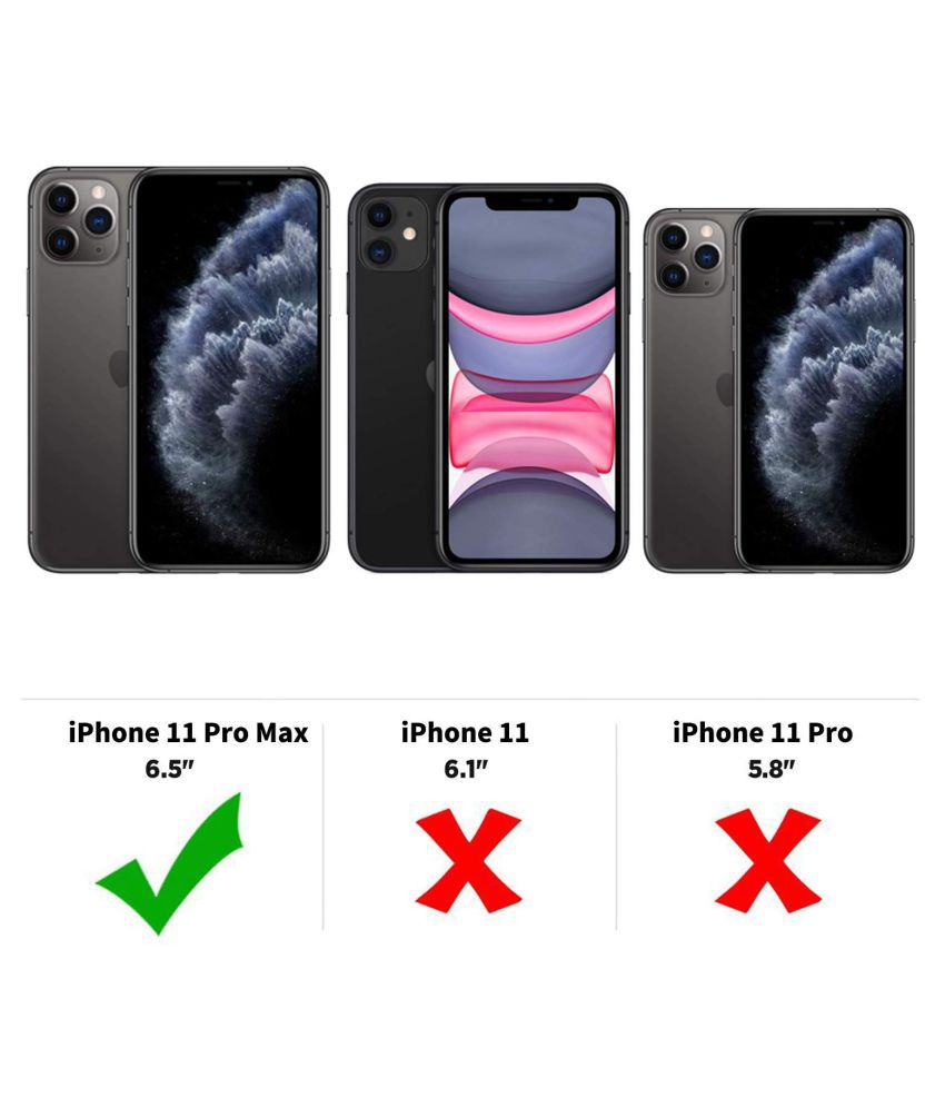Apple iPhone 11 Pro Max Plain Cases Spectacular Ace - Black - Plain ...