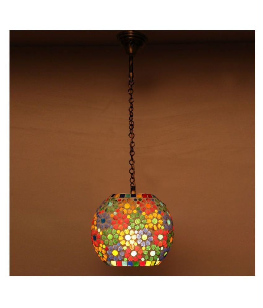     			AFAST Glass Decorative Pendant Multi - Pack of 1