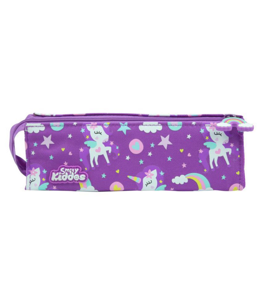     			Smily kiddos | Smily Tray Pencil Case Rainbow Unicorn Theme (Purple) | kids Pencil Case | School pencil Case | Purple Color  Pencil Case | Kids School Pencil Case |  Pencil Case For Kids | Retruns Gifts Birthday Party For Boys & Girls