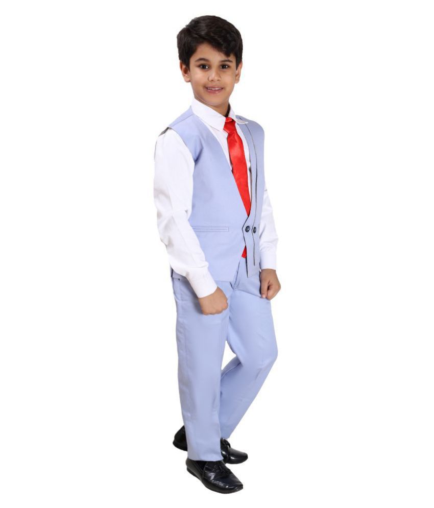 Fourfolds 3 Piece Suit set with Shirt 