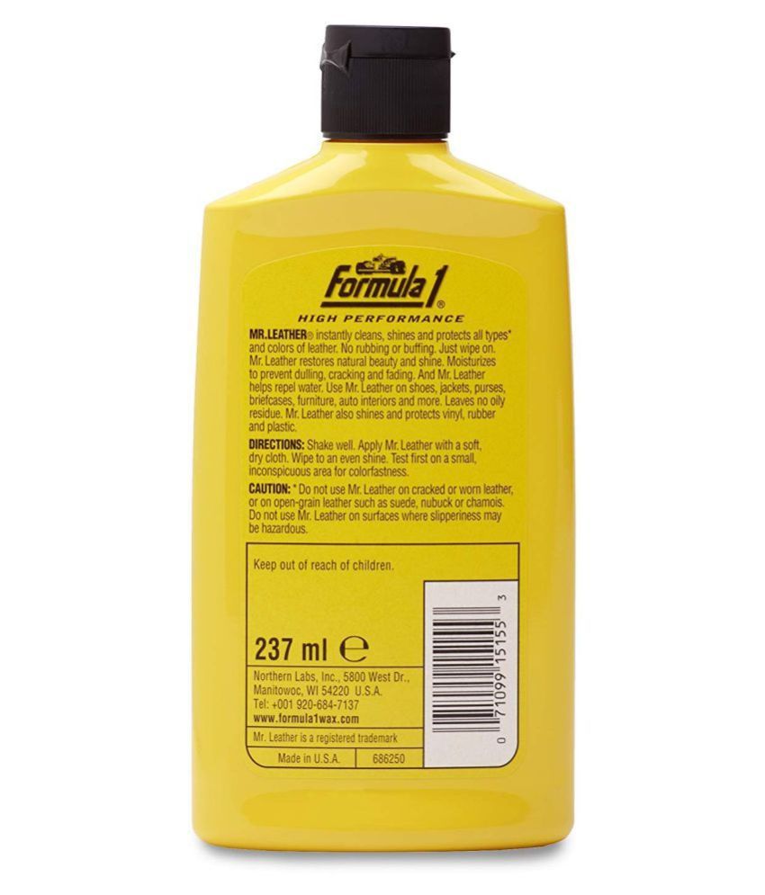 Formula 1 Mr.Leather Cleaner and Conditioner (237 ml) Buy Formula 1 Mr