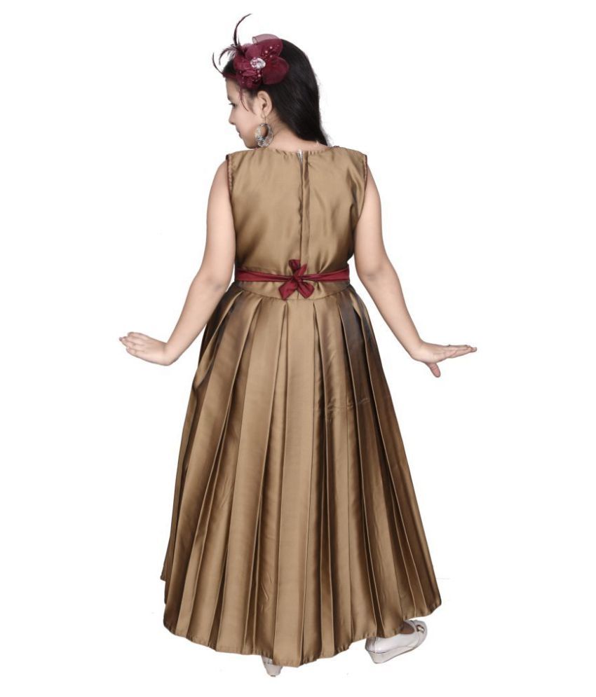 golden frock design