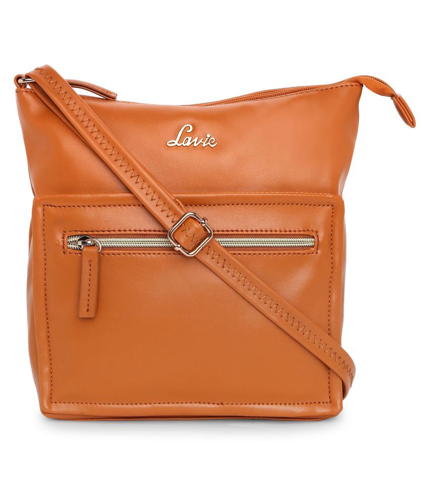 Lavie Yellow P.U. Sling Bag Buy Lavie Yellow P.U. Sling Bag Online at