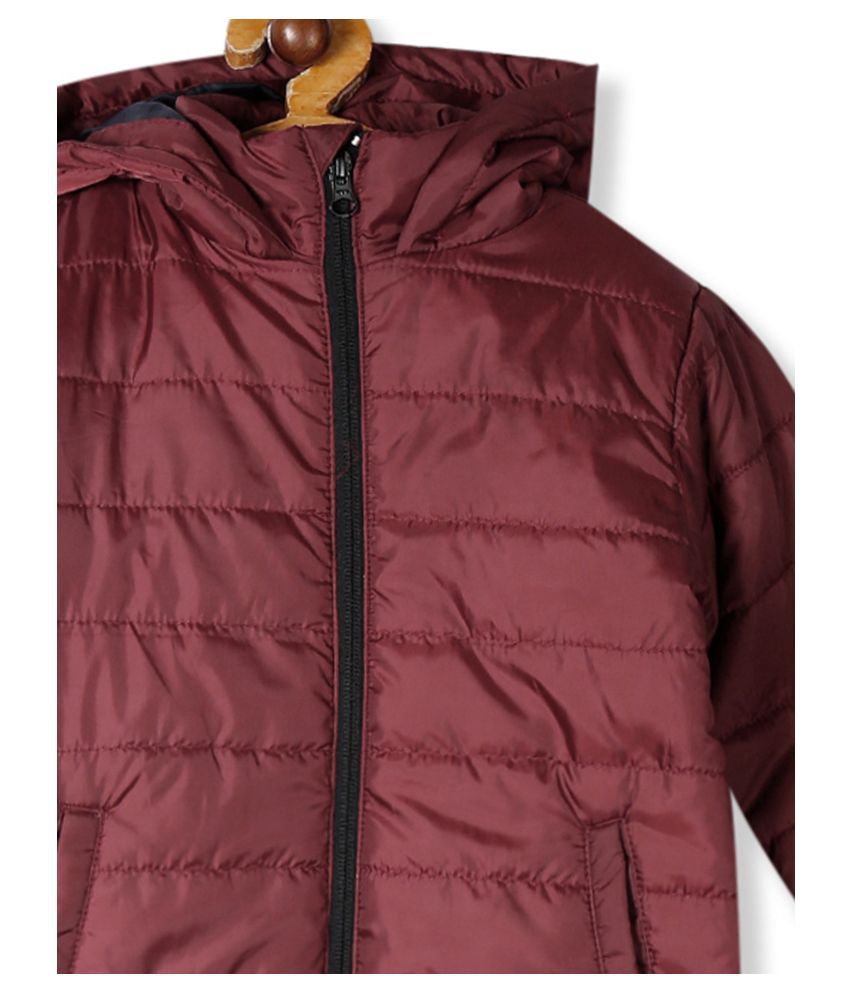 Red Boys Solid Puffer Jacket - Buy Red Boys Solid Puffer Jacket Online ...