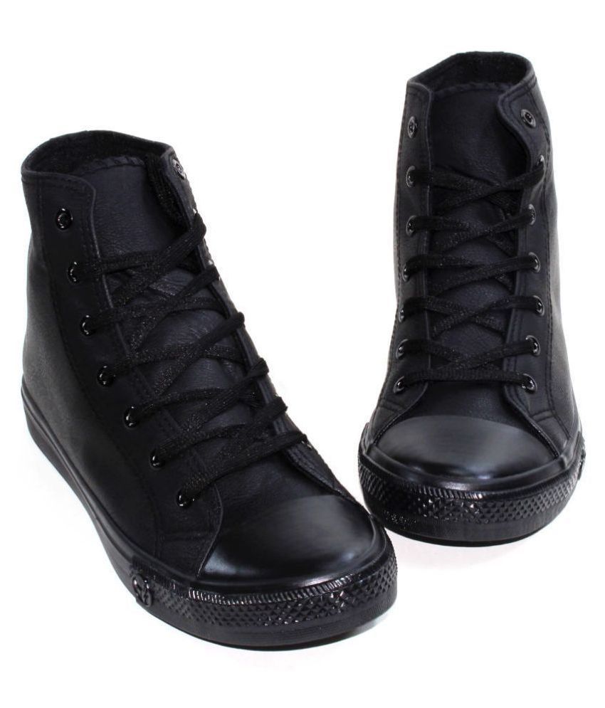 trenduty sneakers black casual shoes