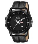 Swisstyle -  Black Leather Analog Men's Watch