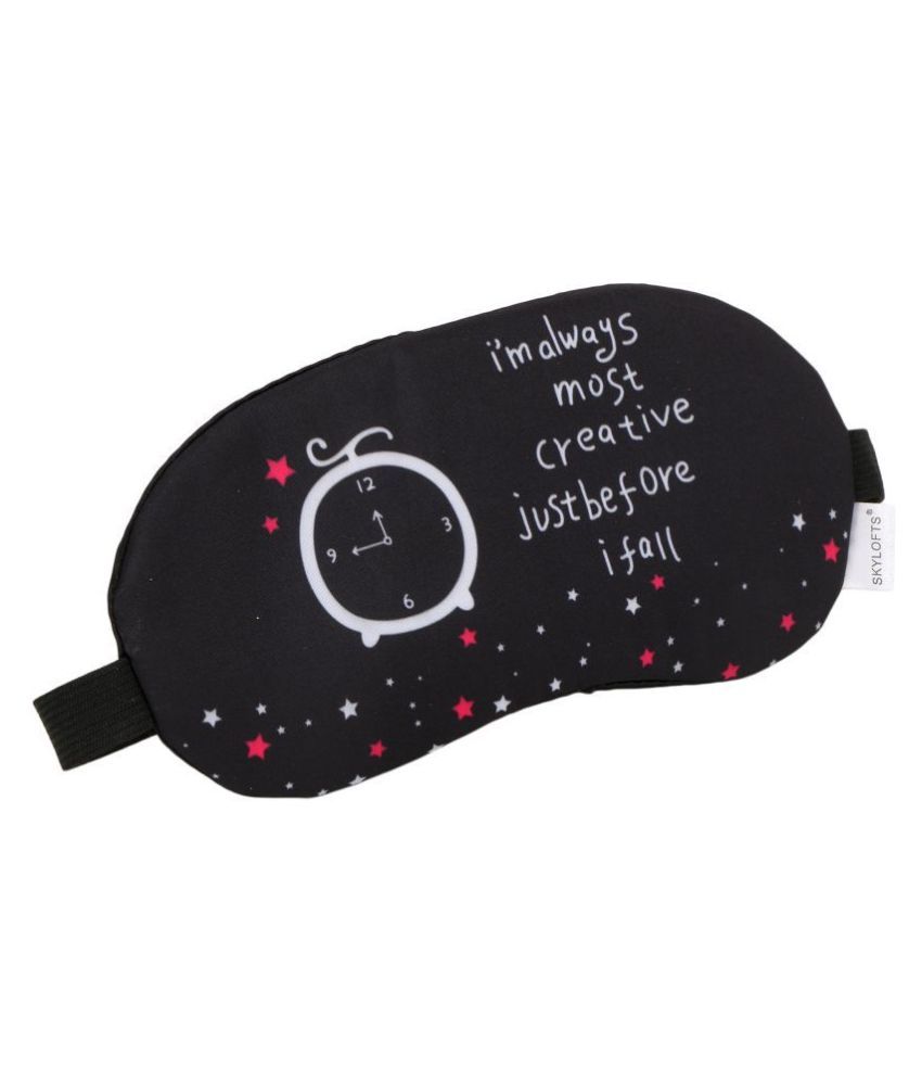 Skylofts Sleep Mask Gel Pack Black Eye Mask Buy Skylofts Sleep Mask Gel Pack Black Eye Mask