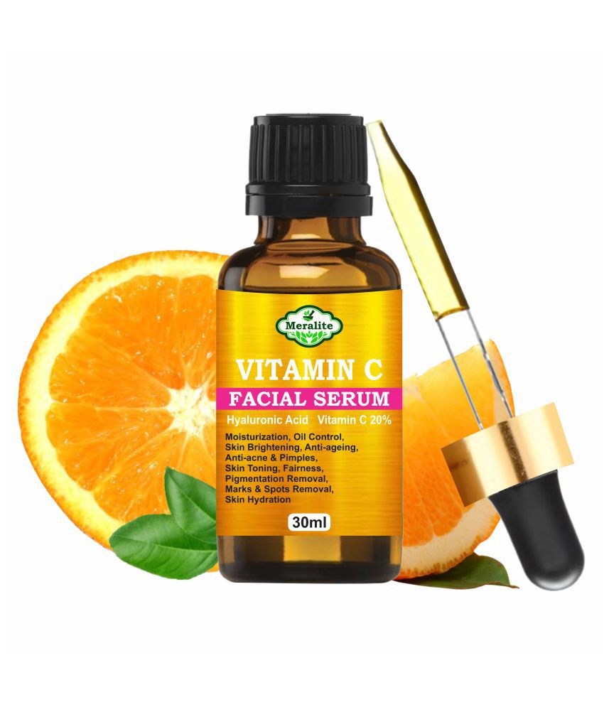     			MERALITE Vitamin C Facial Serum with Anti Aging, Skin Lighting & Skin Whitening Face Serum 30 mL