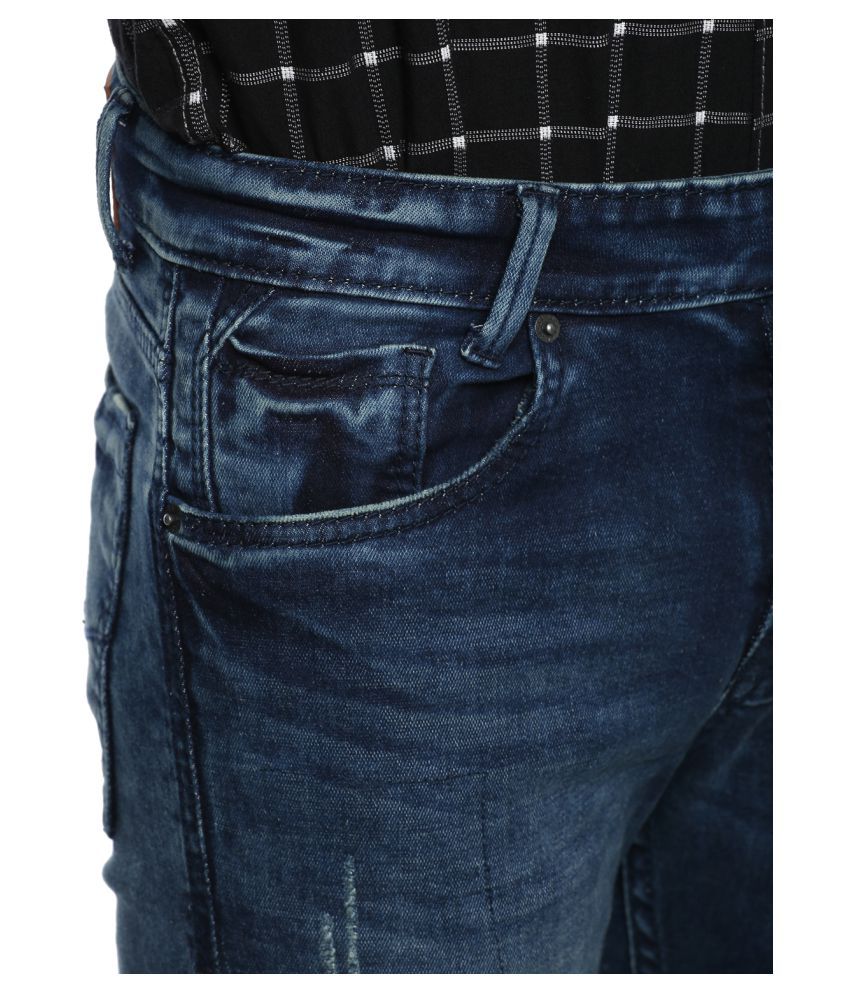 dark blue slim jeans