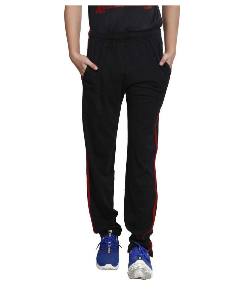     			TT Black Cotton Trackpants