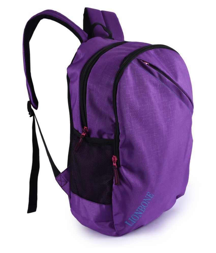 LIONBONE Purple Backpack - Buy LIONBONE Purple Backpack Online at Low ...