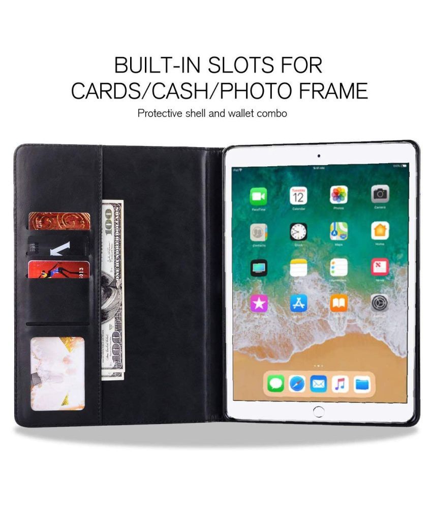 Apple Ipad 9 7 17 A13 Flip Cover By Tgk Black Cases Covers Online At Low Prices Snapdeal India