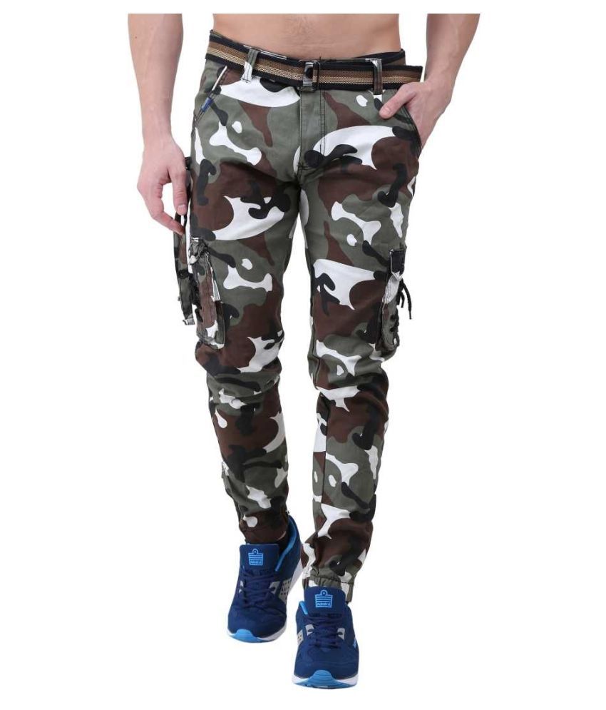 regular fit cargos