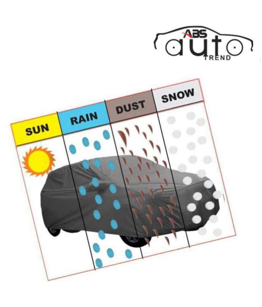 ABS AUTO TREND Car Body Cover Solid Colour Grey Buy ABS AUTO TREND Car Body Cover Solid Colour