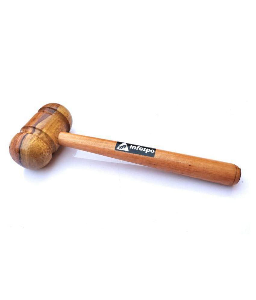 Infaspo Cricket Bat Knocking Wooden Hammer Wooden Bat Mallet Wooden Bat