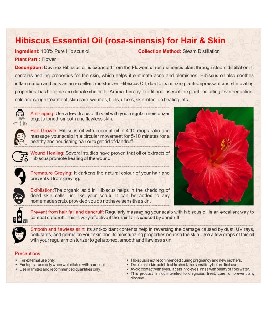 Devinez Hibiscus Essential Oil 250 mL Buy Devinez Hibiscus Essential