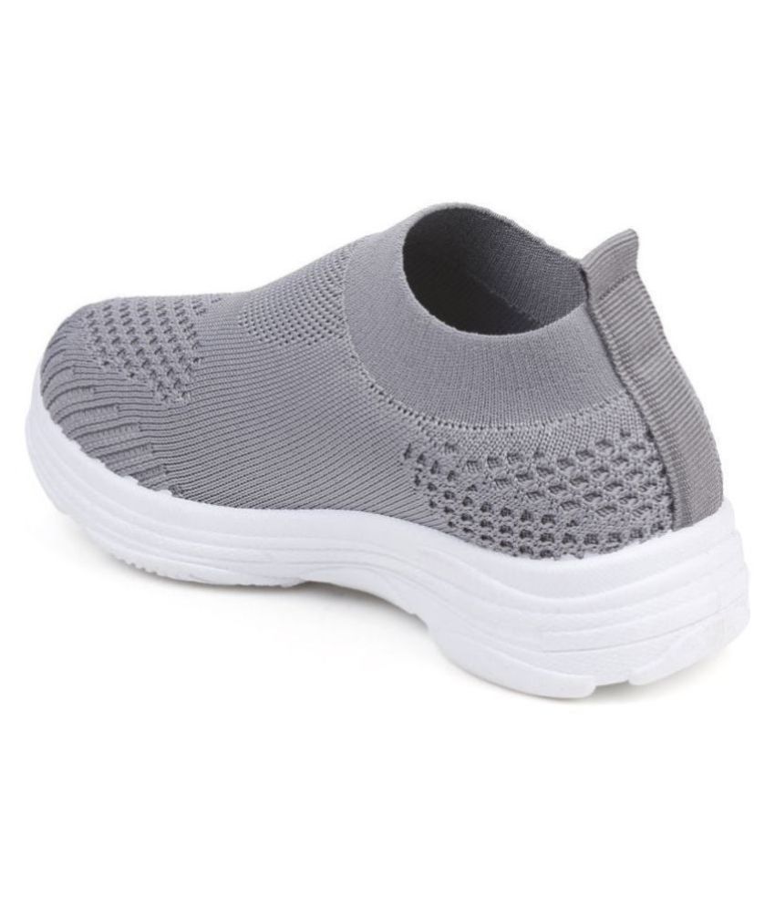 Grey Slip on Sneaker for boys and Girls Price in India- Buy Grey Slip ...