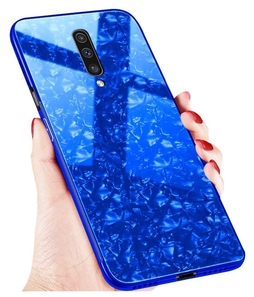 OnePlus 7 Pro Marble ClickAway - Blue Marble Back Cover ...