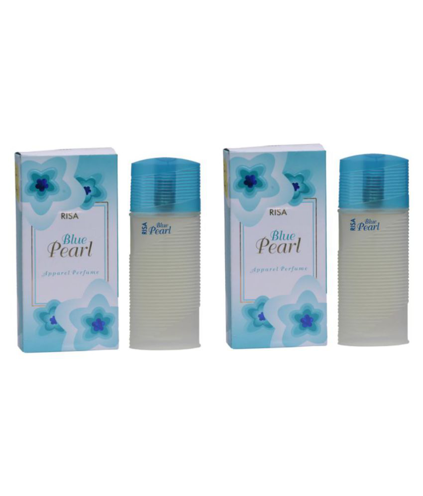    			Risa Blue Pearl Apparel Perfume 100 ml each,pack of 2
