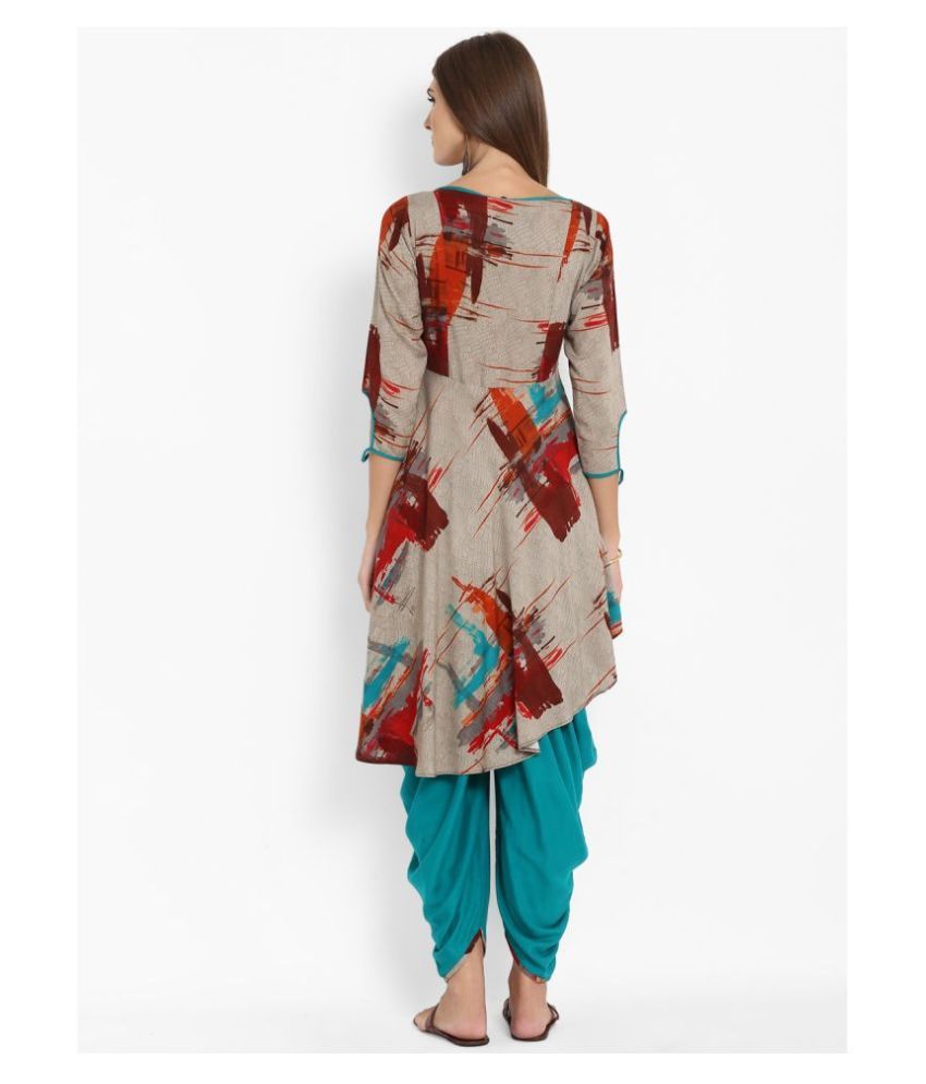 kurti with dhoti pants