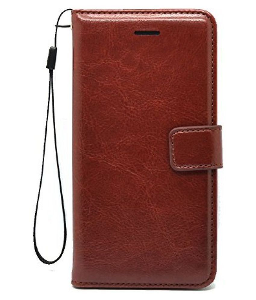 Honor 9 Lite Flip Cover by ClickAway Brown Vintage Flip Cover