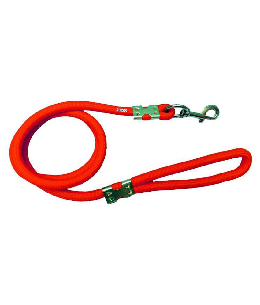     			Petshop7 Nylon Dog Leash Rope Red- Medium