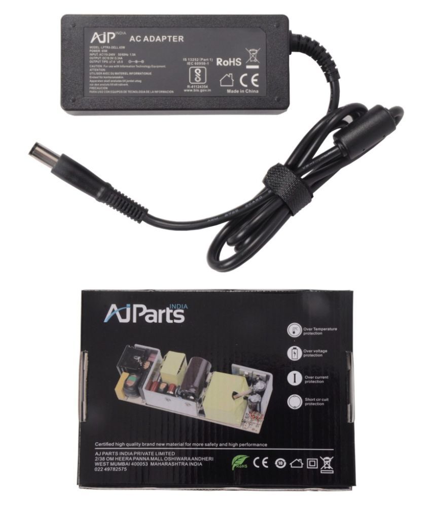 Ajp India Laptop Adapter Compatible For Dell Vostro 3350 Power Supply Battery Charger Sold By Aj Parts Buy Ajp India Laptop Adapter Compatible For Dell Vostro 3350 Power Supply Battery
