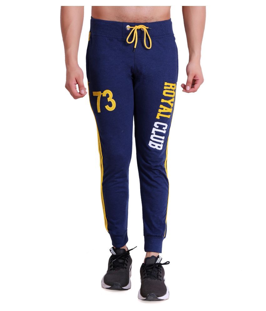 cotton blend track pants