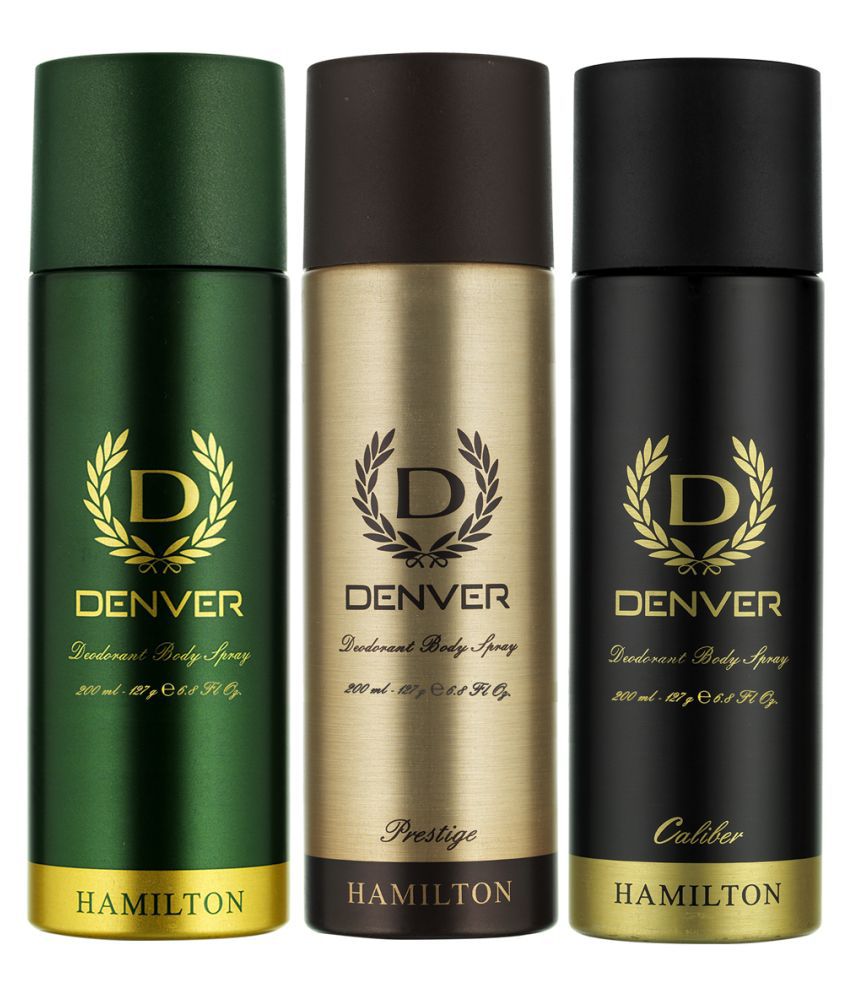     			Denver Hamilton, Prestige And Caliber Deo 200Ml Each (Pack Of 3)