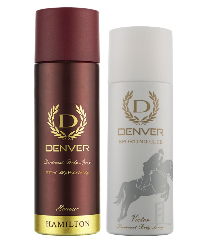     			Denver Honour And Victor (Pack Of 2) Men Deodorant Spray 365 Ml
