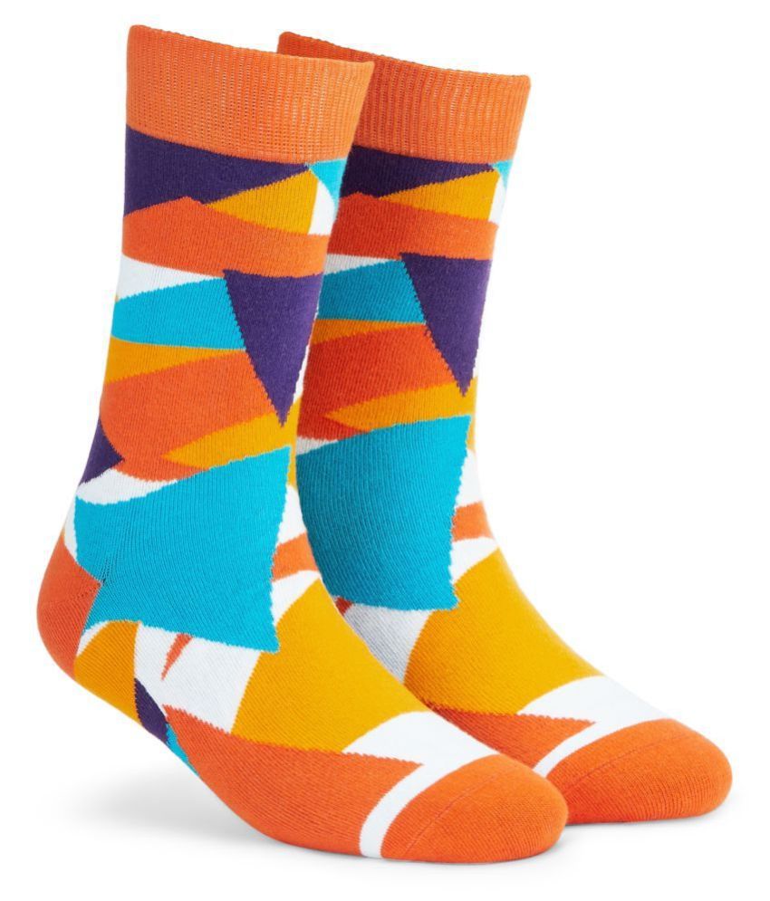     			Dynamocks Multi Casual Full Length Socks Pack of 1