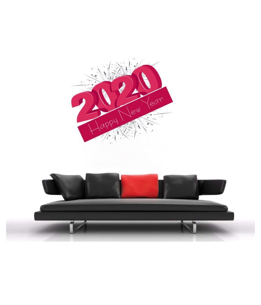     			Decor Villa Happy New Year Sticker ( 45 x 58 cms )