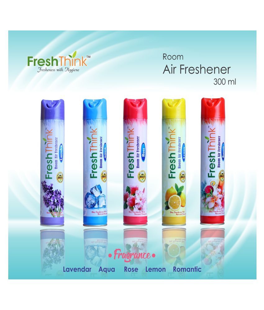 FreshThink Room Freshener Spray 300 mL Pack of 4 Buy Online at Best