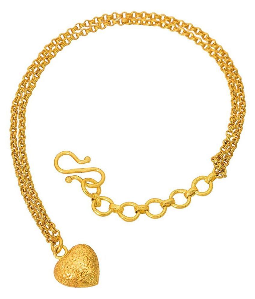 1 gram gold bracelet for ladies