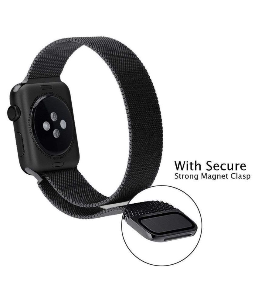 44mm milanese loop black
