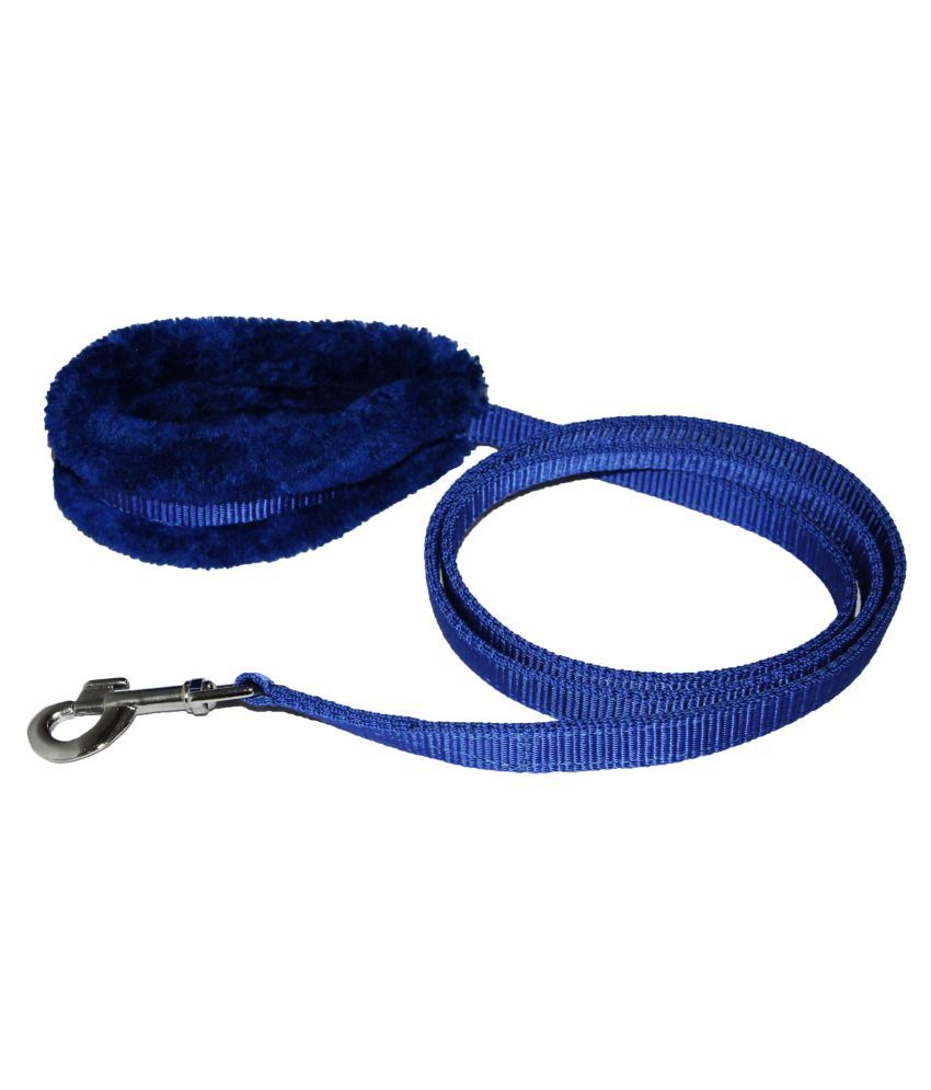     			Petshop7 Petshop7 Premium Quality Nylon 1.25 inch Fur Dog Leash - Length 52inch- Dog Leash  (Large, Blue)