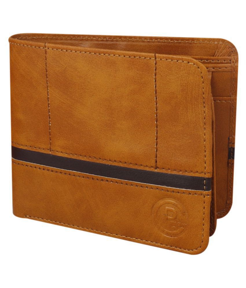     			Royal Craft Faux Leather Tan Fashion Regular Wallet