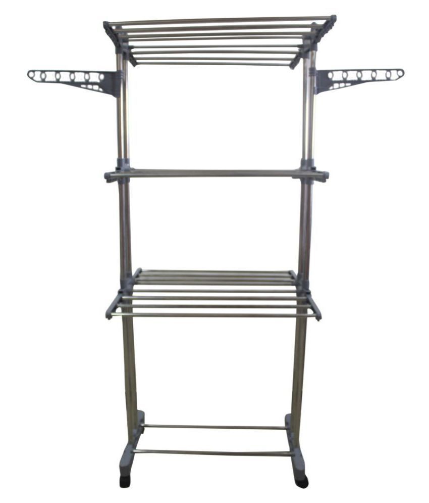 Stainless Steel 3 Tier Cloth Drying Stand Buy Stainless Steel 3 Tier