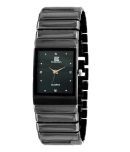 Iik Collection Black Rectangular Analog Watch