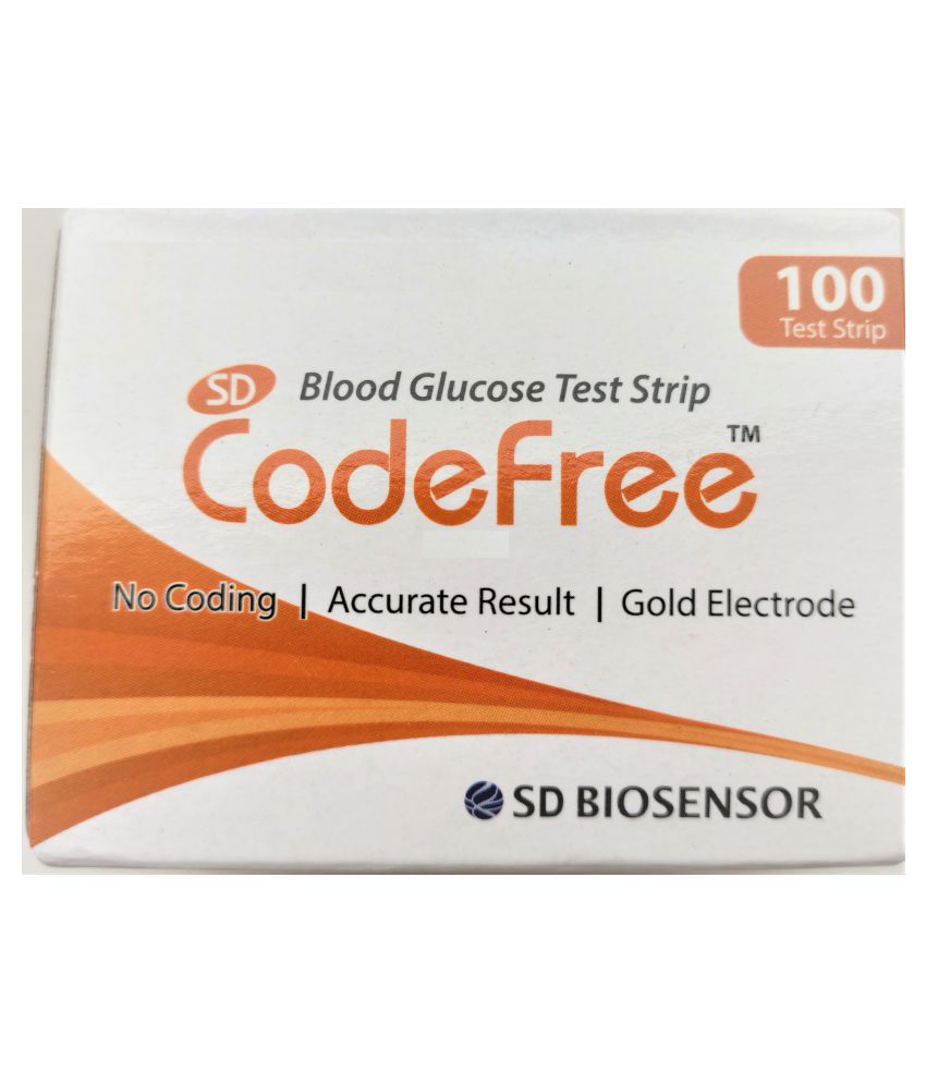     			CodeFree SD Bloodglucose 100 Sugar Test Strip