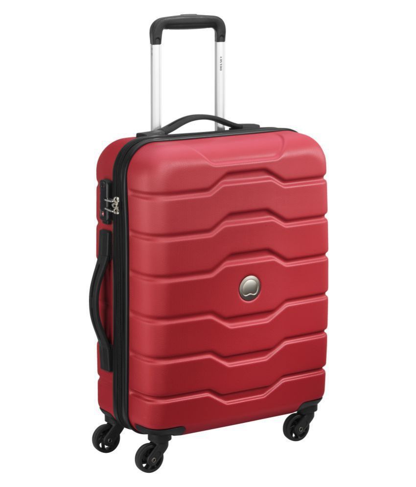 Delsey Red S (Below 60cm) Cabin Hard Accra Luggage - Buy Delsey Red S ...