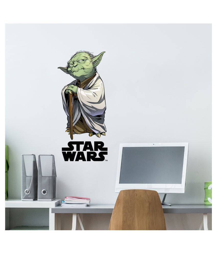 Asian Paints Wall Ons Star Wars Yoda The Jedi Master Super Hero Sticker