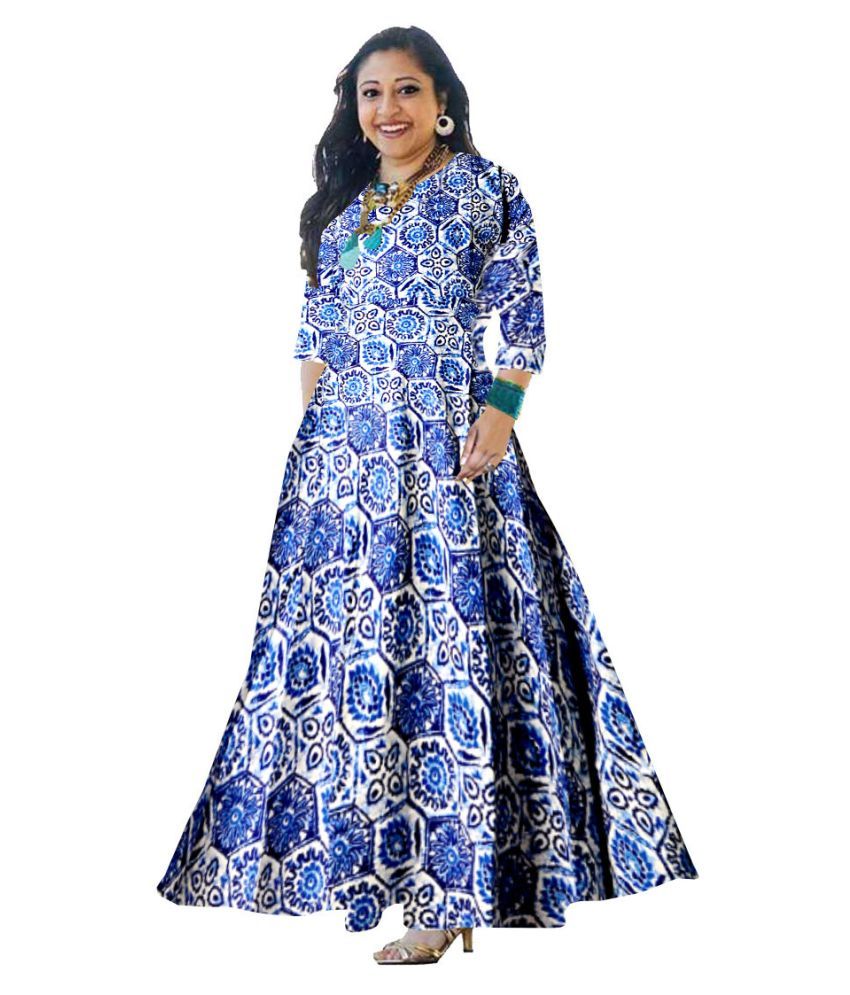 rayon full flair gown