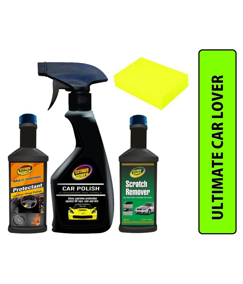 CITRUS POWER CAR INTERIOR AND EXTERIOR CAR LOVER KIT (PACK OF 4): Buy ...