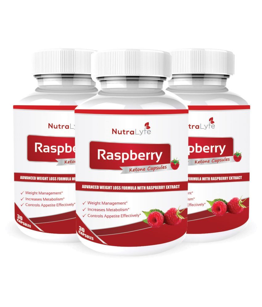 Nutralyfe Raspberry Ketone Extract 800 Mg Capsules 180 no.s Unflavoured ...