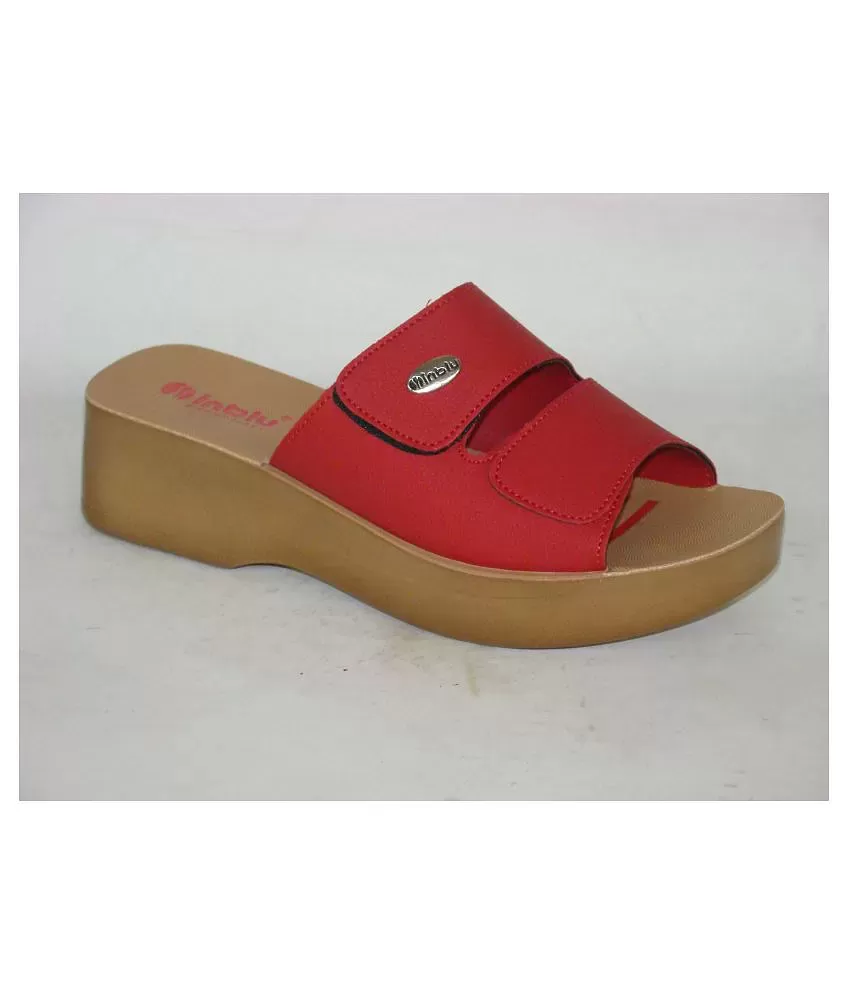 Inblu Red Flats - Buy Inblu Red Flats Online at Best Prices in India on  Snapdeal