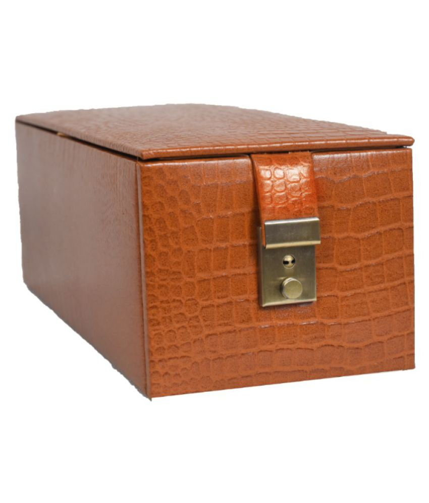 Stones Bridge Bank Locker Size Jewellery Storage Vanity Box (Tan) Buy Stones Bridge Bank Locker