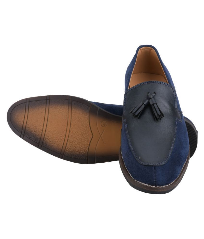 ZAVO Blue Loafers - Buy ZAVO Blue Loafers Online at Best Prices in ...
