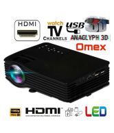 Omex LOW PRICE BEST HD LED Projector 800x600 Pixels (SVGA)